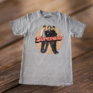 Superbad Ripple Junction Gray Graphic Shirt / Jr. size Small